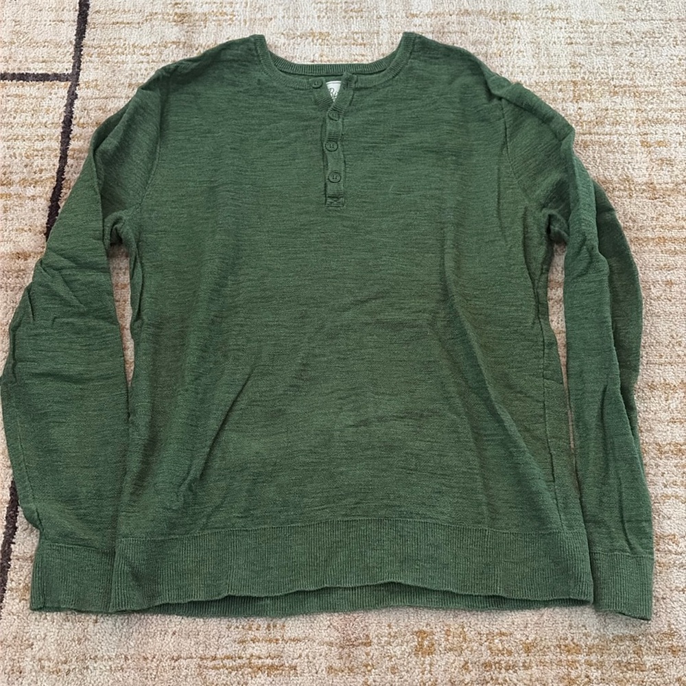 Bixby quarter button down sweater